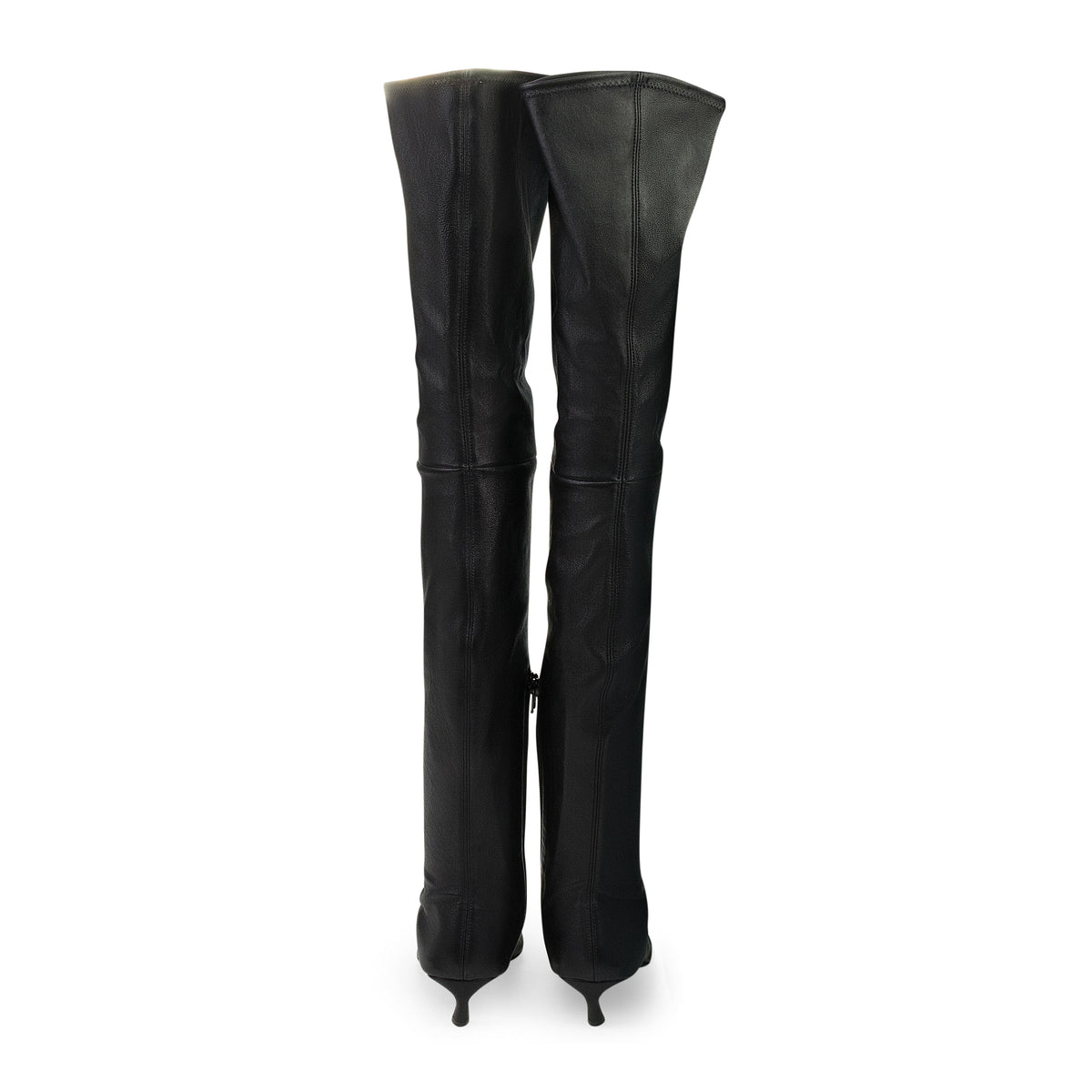 BLACK SWING CUISSARDES OVER THE KNEE BOOTS