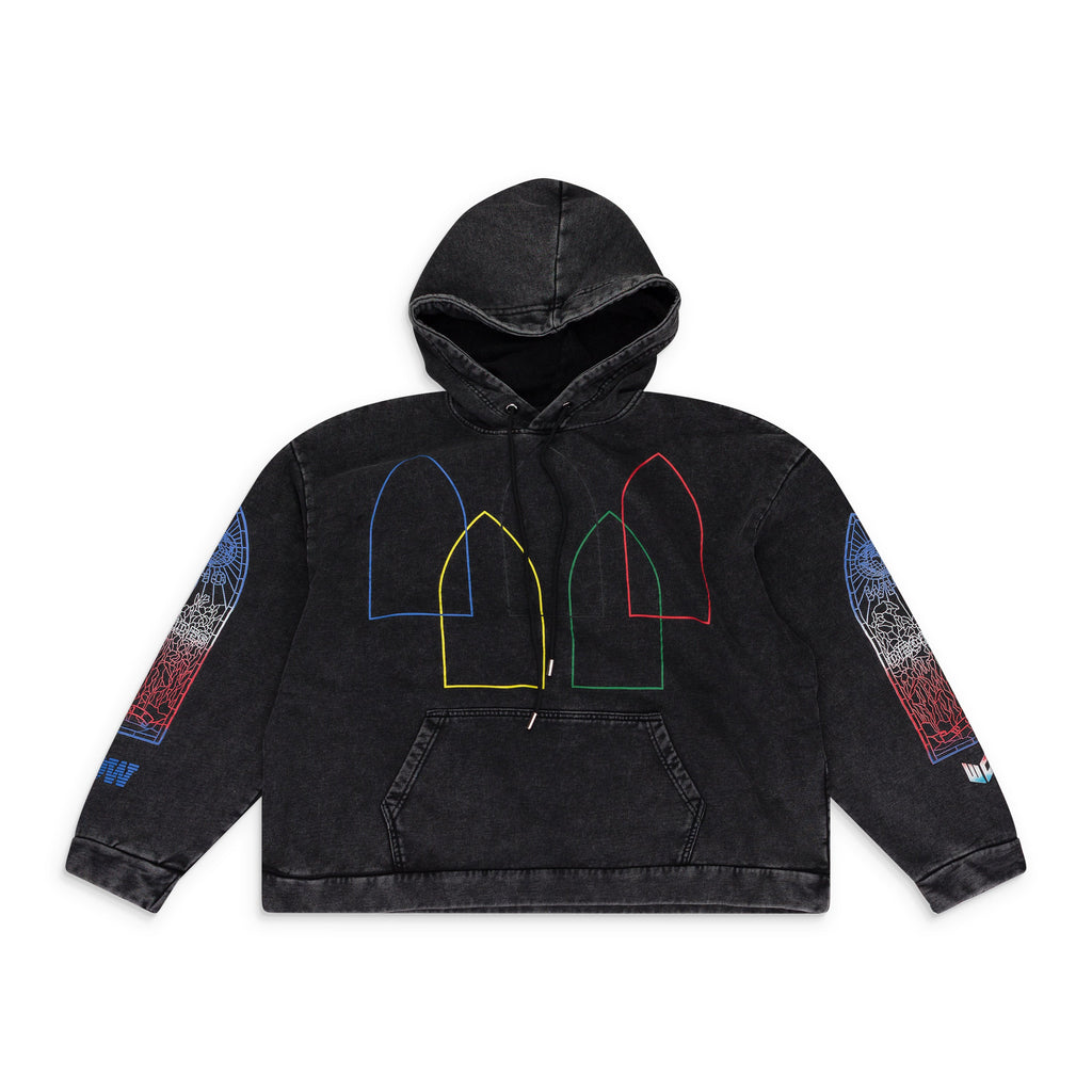 MULTICOLOR INTERTWINED WINDOWS HOODIE