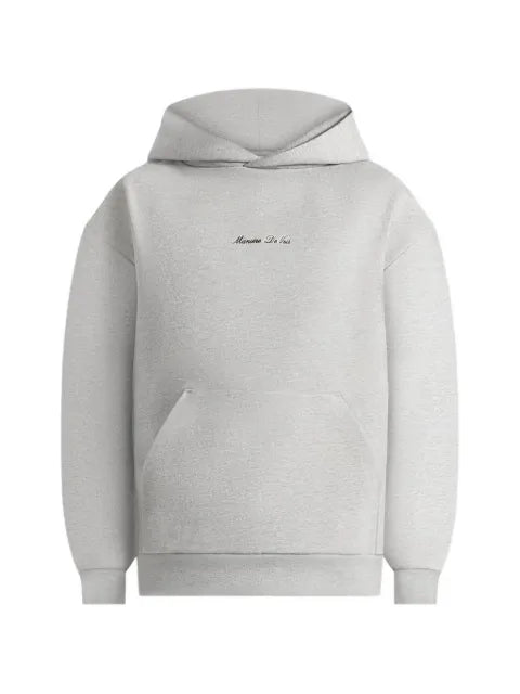 Manière De Voir signature relaxed fit hoodie
