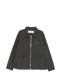 A Tentative Atelier jacket with zip fastening
