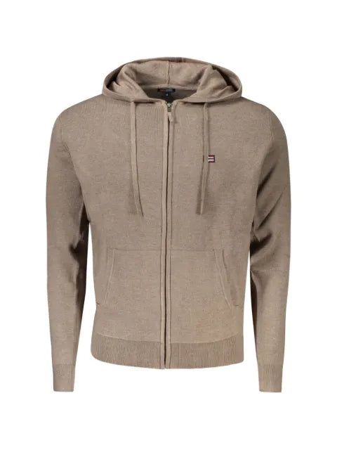 NORWAY 1963 zip-up knit hoodie