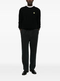 American Vintage Vitow logo-patch knit sweater