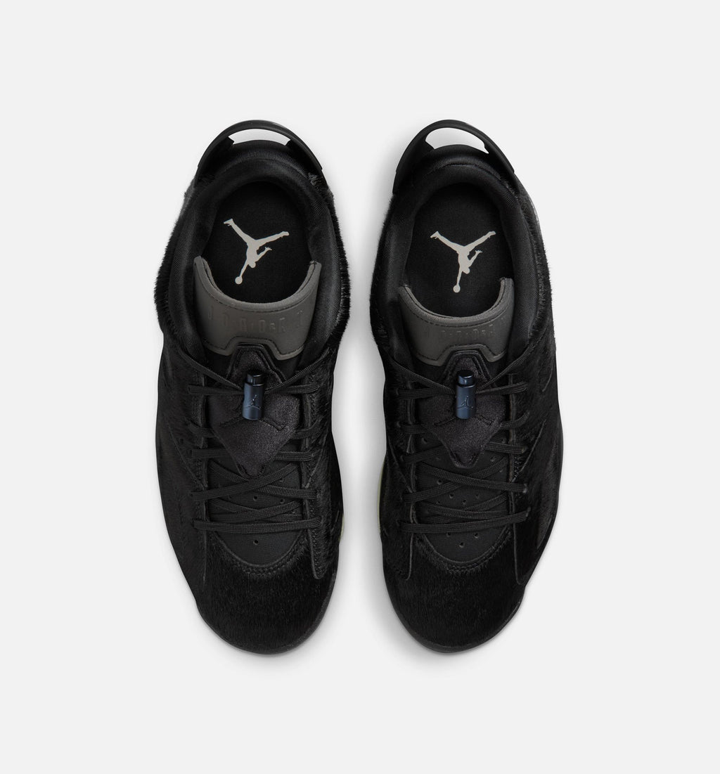 Air Jordan 6 Retro Low Blackout Women's Lifestyle Shoes - Black