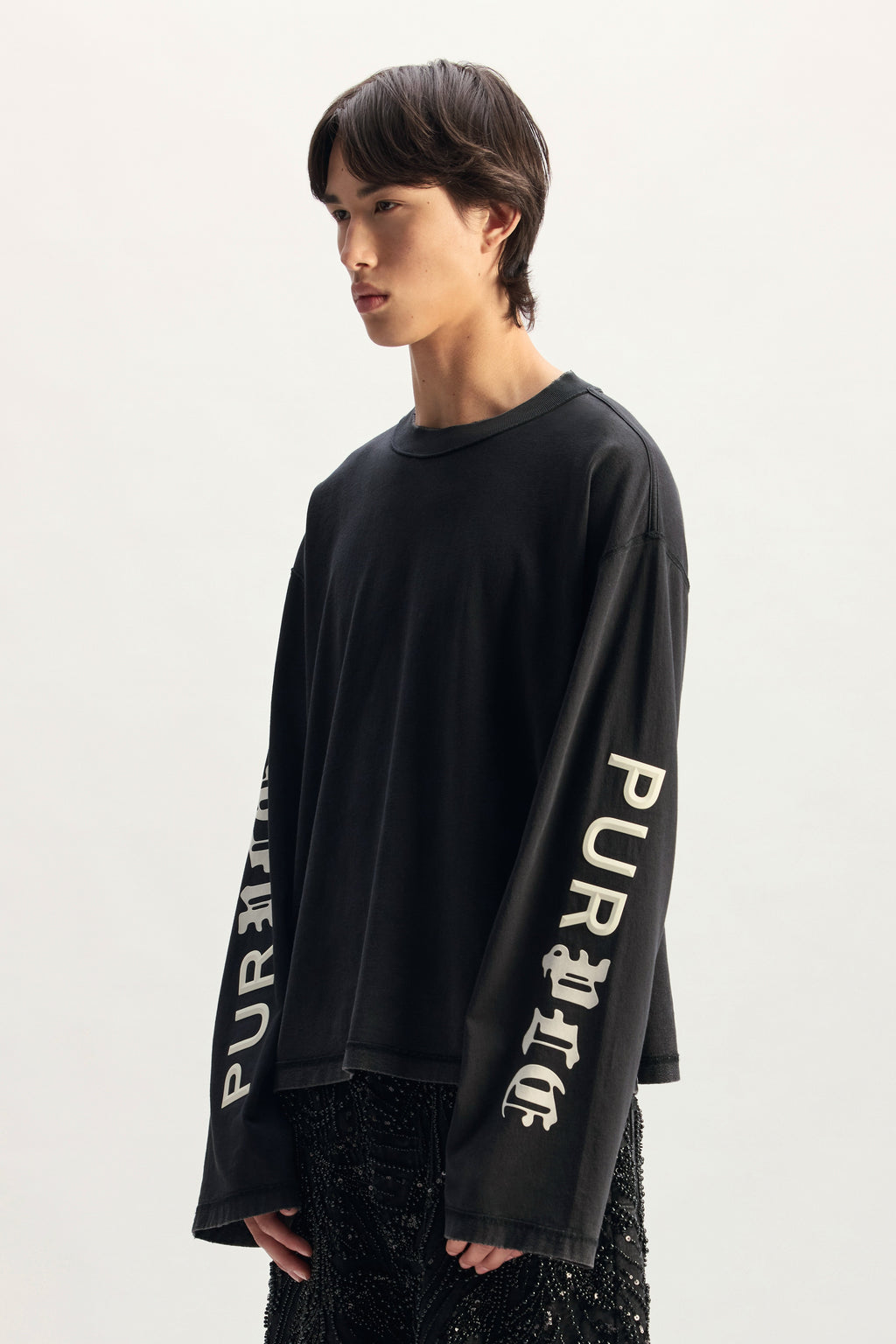 Half & Half Wide Long Sleeve