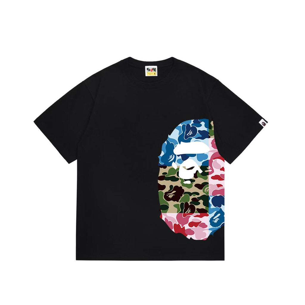 BAPE Multicolor Ape-Head Graphic T-Shirt