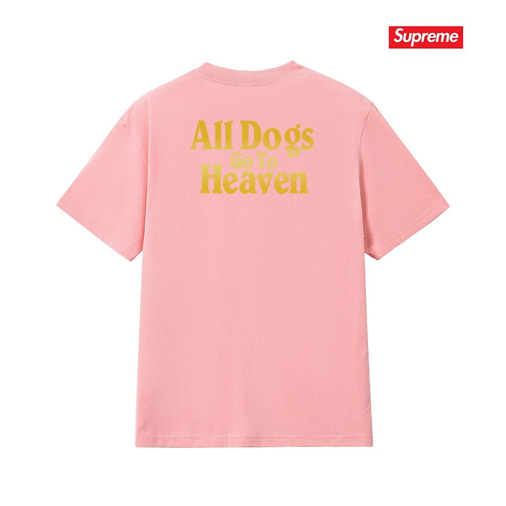 Supreme All Dogs Go To Heaven Dog Graphic T-Shirt